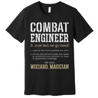 Combat Engineer Funny Engineering Dictionary Term Definition Premium T-Shirt