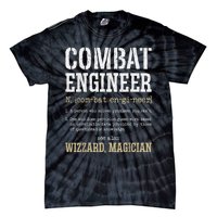 Combat Engineer Funny Engineering Dictionary Term Definition Tie-Dye T-Shirt