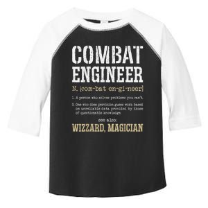 Combat Engineer Funny Engineering Dictionary Term Definition Toddler Fine Jersey T-Shirt