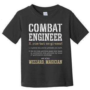 Combat Engineer Funny Engineering Dictionary Term Definition Toddler T-Shirt