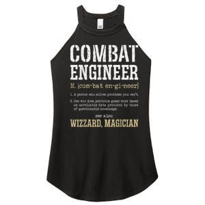 Combat Engineer Funny Engineering Dictionary Term Definition Women's Perfect Tri Rocker Tank