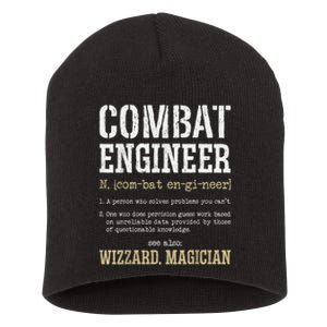 Combat Engineer Funny Engineering Dictionary Term Definition Short Acrylic Beanie