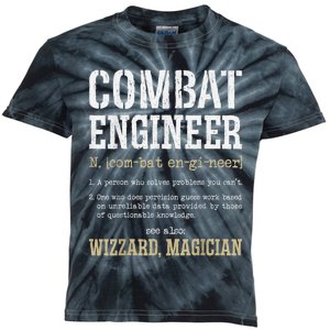 Combat Engineer Funny Engineering Dictionary Term Definition Kids Tie-Dye T-Shirt