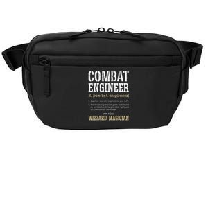 Combat Engineer Funny Engineering Dictionary Term Definition Crossbody Pack