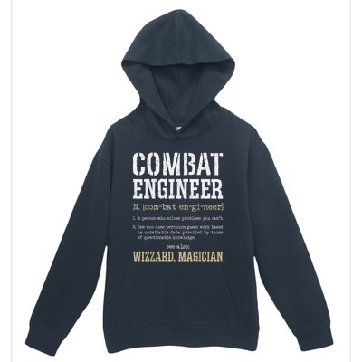 Combat Engineer Funny Engineering Dictionary Term Definition Urban Pullover Hoodie