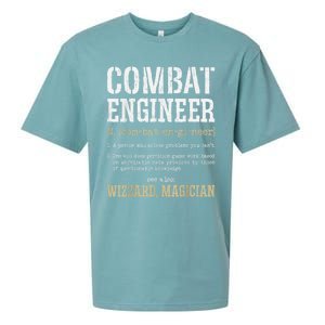 Combat Engineer Funny Engineering Dictionary Term Definition Sueded Cloud Jersey T-Shirt