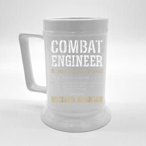 Combat Engineer Funny Engineering Dictionary Term Definition Beer Stein