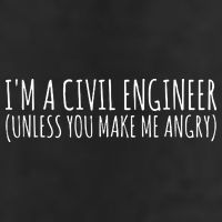 Civil Engineer Funny Civil Unless Angry Adult Drive Performance Visor