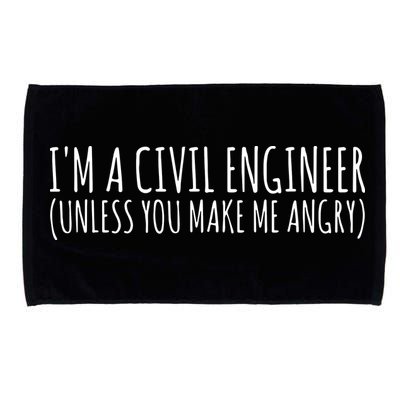 Civil Engineer Funny Civil Unless Angry Microfiber Hand Towel