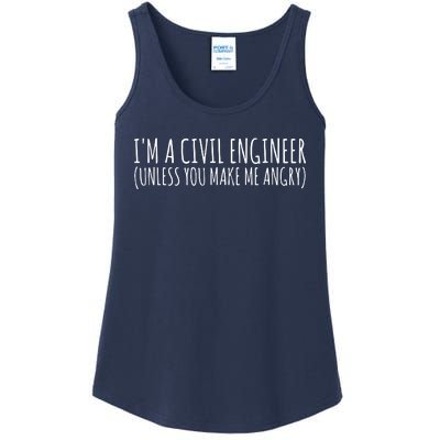 Civil Engineer Funny Civil Unless Angry Ladies Essential Tank