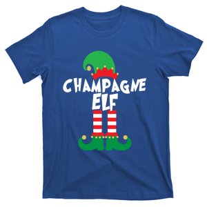 Champagne Elf Funny Christmas Squad Matching Xmas Gift T-Shirt