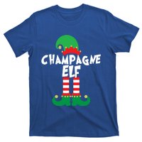 Champagne Elf Funny Christmas Squad Matching Xmas Gift T-Shirt