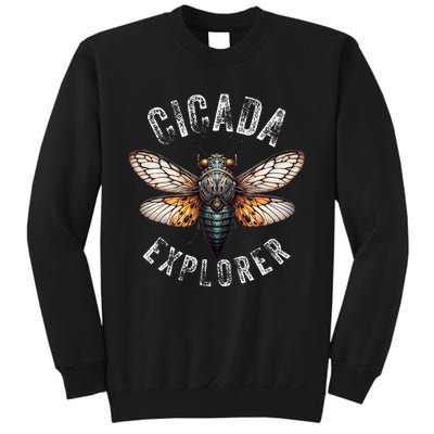 Cicada Explorer Funny Summer 2024 Insect Invasion Vintage Sweatshirt