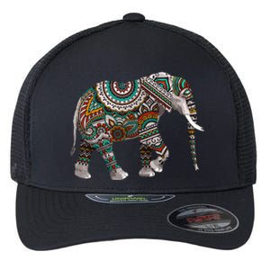 Cool Elephant For African Animal Elephant Lovers Flexfit Unipanel Trucker Cap