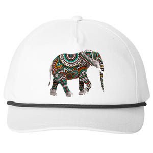 Cool Elephant For African Animal Elephant Lovers Snapback Five-Panel Rope Hat