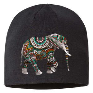 Cool Elephant For African Animal Elephant Lovers Sustainable Beanie