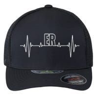 Cool ER For Men Women Emergency Room Nurse Doctor Nursing Flexfit Unipanel Trucker Cap