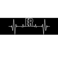 Cool ER For Men Women Emergency Room Nurse Doctor Nursing Bumper Sticker