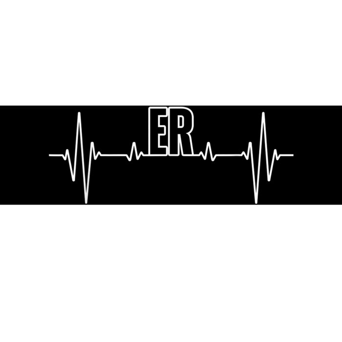 Cool ER For Men Women Emergency Room Nurse Doctor Nursing Bumper Sticker