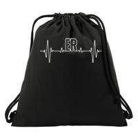 Cool ER For Men Women Emergency Room Nurse Doctor Nursing Drawstring Bag