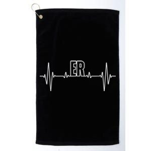 Cool ER For Men Women Emergency Room Nurse Doctor Nursing Platinum Collection Golf Towel