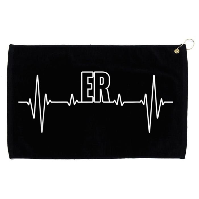 Cool ER For Men Women Emergency Room Nurse Doctor Nursing Grommeted Golf Towel