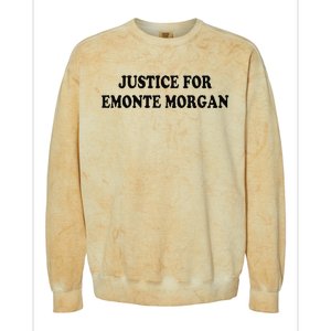 Chicago Ella French Justice For Emonte Morgan Colorblast Crewneck Sweatshirt