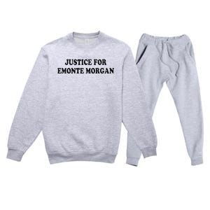 Chicago Ella French Justice For Emonte Morgan Premium Crewneck Sweatsuit Set