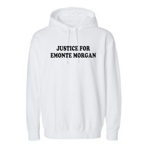 Chicago Ella French Justice For Emonte Morgan Garment-Dyed Fleece Hoodie