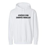 Chicago Ella French Justice For Emonte Morgan Garment-Dyed Fleece Hoodie