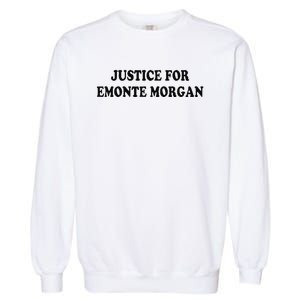 Chicago Ella French Justice For Emonte Morgan Garment-Dyed Sweatshirt