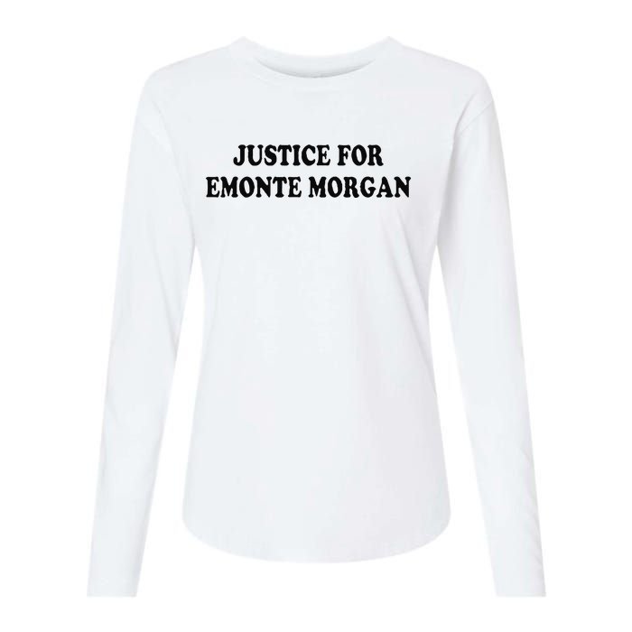 Chicago Ella French Justice For Emonte Morgan Womens Cotton Relaxed Long Sleeve T-Shirt