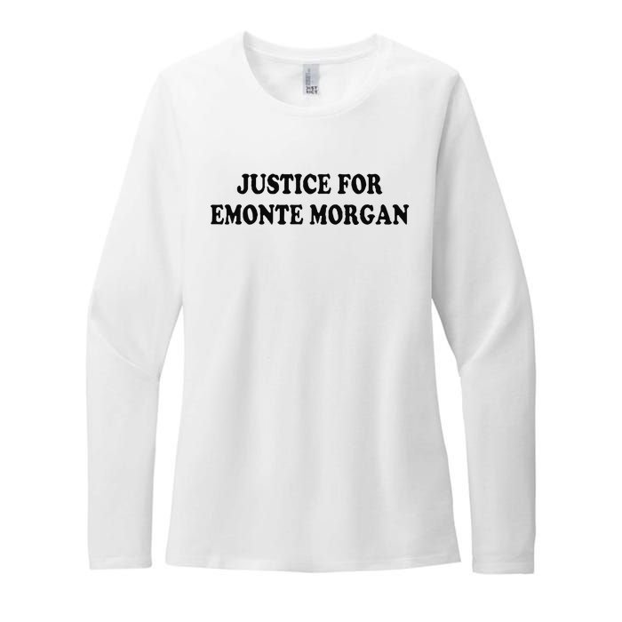 Chicago Ella French Justice For Emonte Morgan Womens CVC Long Sleeve Shirt