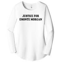 Chicago Ella French Justice For Emonte Morgan Women's Perfect Tri Tunic Long Sleeve Shirt