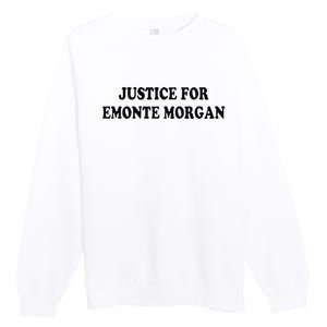 Chicago Ella French Justice For Emonte Morgan Premium Crewneck Sweatshirt