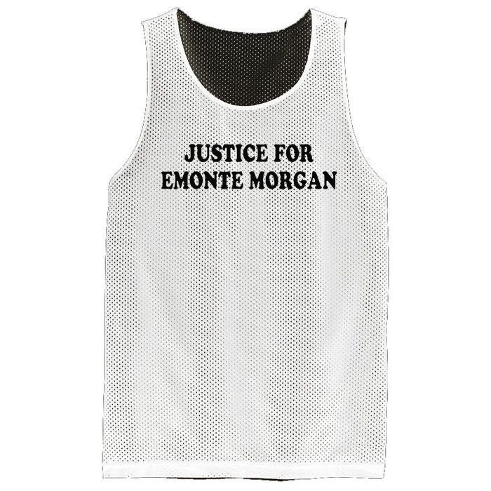 Chicago Ella French Justice For Emonte Morgan Mesh Reversible Basketball Jersey Tank