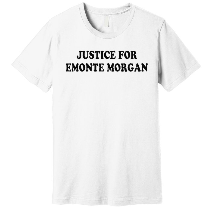 Chicago Ella French Justice For Emonte Morgan Premium T-Shirt