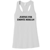 Chicago Ella French Justice For Emonte Morgan Women's Racerback Tank