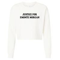 Chicago Ella French Justice For Emonte Morgan Cropped Pullover Crew