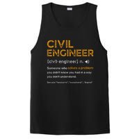 Civil Engineer Funny Definition Engineering PosiCharge Competitor Tank