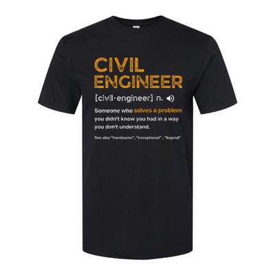 Civil Engineer Funny Definition Engineering Softstyle® CVC T-Shirt