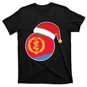 Christmas Eritrea Flag Santa Claus T-Shirt