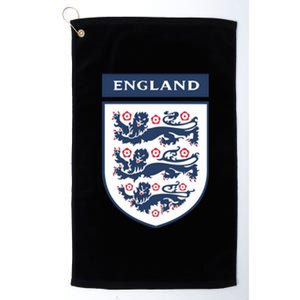 Cool England Football Badge Platinum Collection Golf Towel