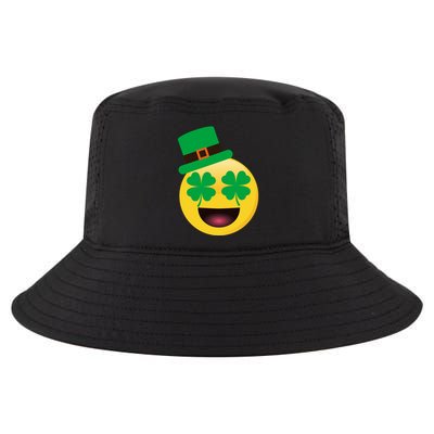 Emoji Smile Clover St. PatrickS Day Cool Comfort Performance Bucket Hat