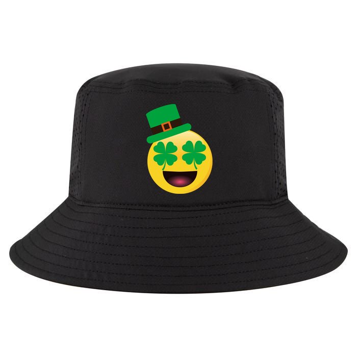 Emoji Smile Clover St. PatrickS Day Cool Comfort Performance Bucket Hat