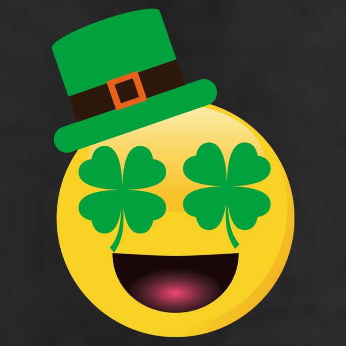 Emoji Smile Clover St. PatrickS Day Cool Comfort Performance Bucket Hat