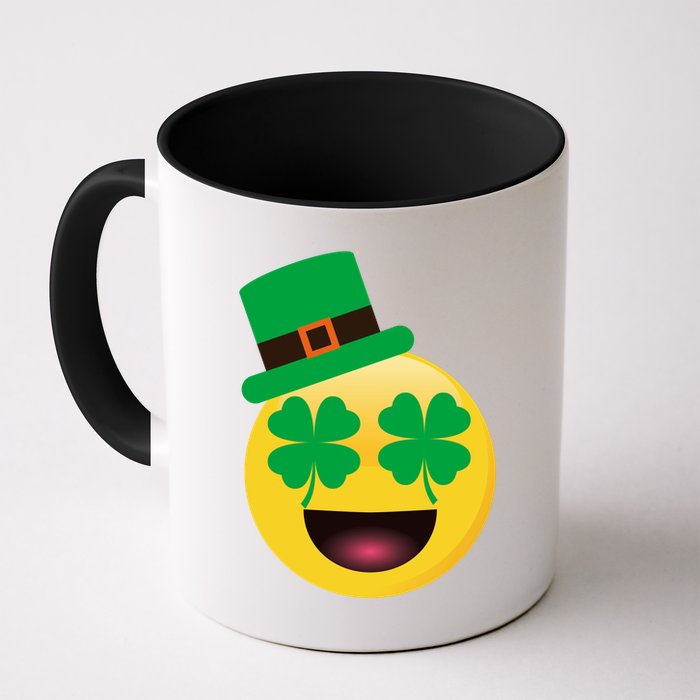 Emoji Smile Clover St. PatrickS Day Mug