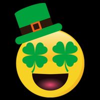 Emoji Smile Clover St. PatrickS Day Tall Sweatshirt