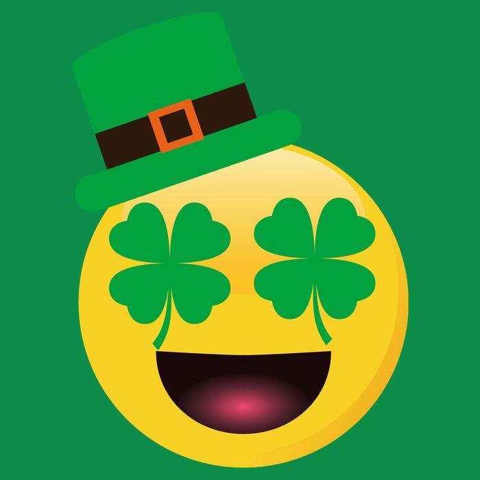 Emoji Smile Clover St. PatrickS Day Long Sleeve Shirt