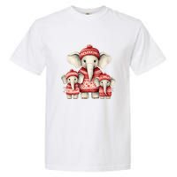 Christmas Elephant Family Matching Outfit Garment-Dyed Heavyweight T-Shirt